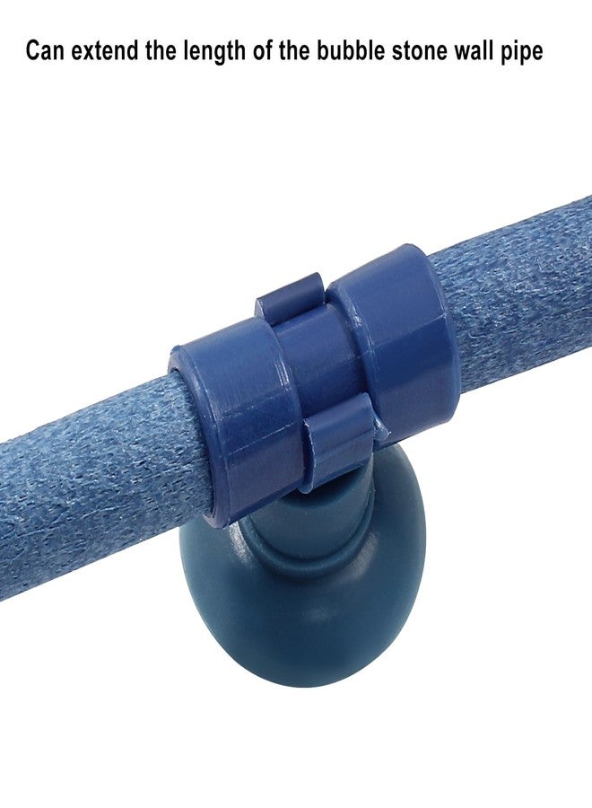 Coufce 2 Pieces 10 Inch Air Stone Bar Blue Fish Tank Air Pump Aquarium Bubble Wall Aquarium Air Bubble Tube for Fish Tank Bubble Release Diffuser Bar - Image 3